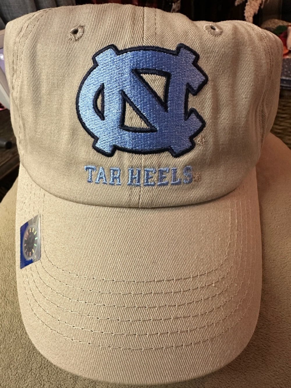 North Carolina Tar Heels Khaki ball cap